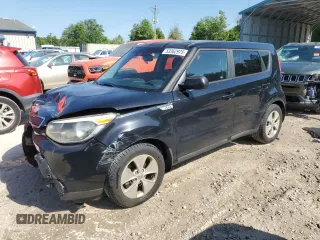 2015 Kia Soul with VIN KNDJN2A25F7166130, listed as a Copart auction lot 53362975 with 103,792 mi miles and Salvage Title. Bid and sale history available at DreamBid. Image 1.
