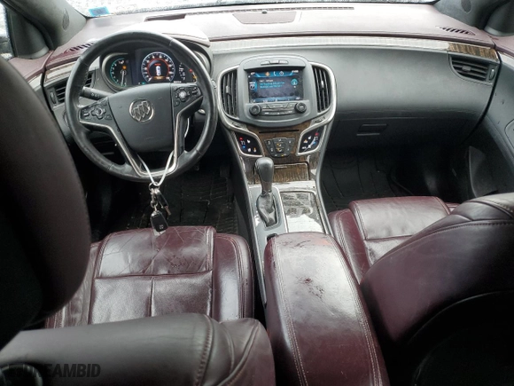 2014 Buick LaCrosse Premium I with VIN 1G4GE5G33EF166252, listed as a Copart auction lot 88367255 with 156,074 mi miles and Salvage Title. Bid and sale history available at carsss.com. Image 8.