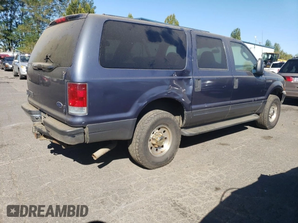 2003 Ford Excursion XLT z VIN 1FMNU41S83EA16158, wystawiony jako Copart lot #73062414 z przebiegiem 353 053 mil mil oraz Czysty tytuł • Clean title. Historia ofert i sprzedaży dostępna na DreamBid. Obrazek 3.