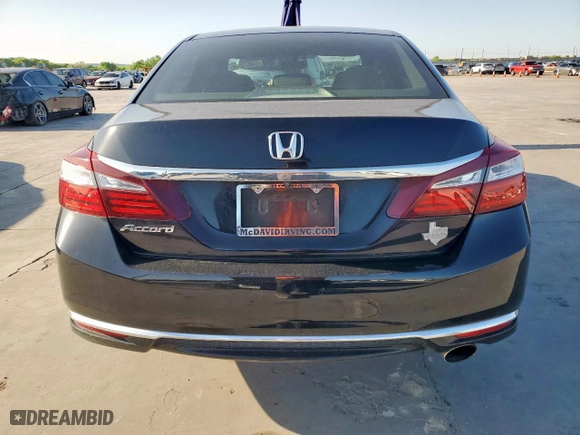 2016 Honda Accord Sedan LX with VIN 1HGCR2F36GA051864, listed as a Copart auction lot 51979245 with 49,680 mi miles and Salvage Title. Bid and sale history available at carsss.com. Image 6.