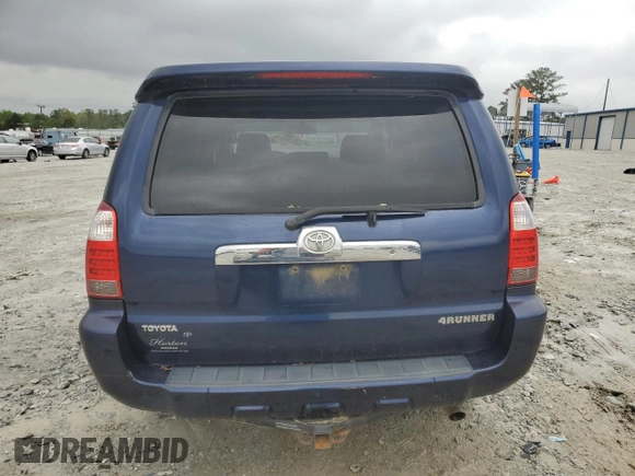 2006 Toyota 4Runner SR5 with VIN JTEZU14RX60080518, listed as a Copart auction lot 52164225 with 246,992 mi miles and Salvage Title. Bid and sale history available at DreamBid. Image 6.
