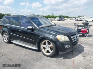 2009 Mercedes-Benz GL-Class 5.5L with VIN 4JGBF86E49A458359, listed as a IAAI auction lot 41808818 with 114,048 mi miles. Bid and sale history available at carsss.com. Image 1.