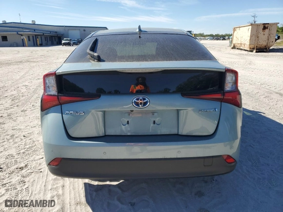 2022 Toyota Prius L Eco with VIN JTDKAMFU5N3171081, listed as a Copart auction lot 49960985 with 79,254 mi miles and Clean Title. Bid and sale history available at carsss.com. Image 6.