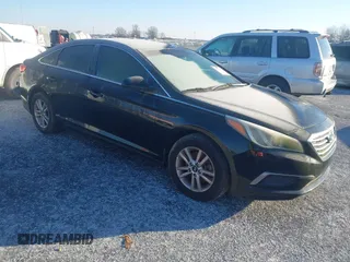 2016 Hyundai Sonata SE with VIN 5NPE24AF0GH303061, listed as a IAAI auction lot 41274457 with 142,117 mi miles and . Bid and sale history available at DreamBid. Image 1.