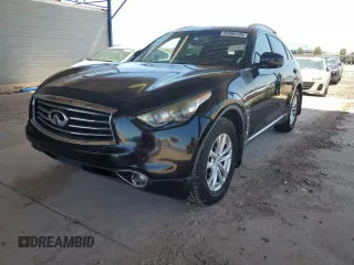 2013 Infiniti FX with VIN JN8CS1MWXDM172843, listed as a Copart auction lot 54360135 with 158,312 mi miles and Clean Title. Bid and sale history available at carsss.com. Image 1.