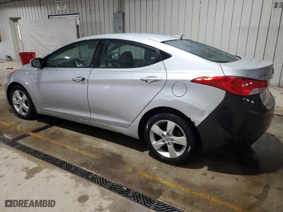 2013 Hyundai Elantra GLS with VIN 5NPDH4AE8DH151625, listed as a Copart auction lot 45352485 with 160,143 mi miles and Salvage Title. Bid and sale history available at carsss.com. Image 2.