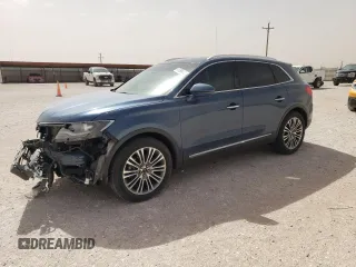 2018 Lincoln MKX Reserve with VIN 2LMPJ6LR8JBL37458, listed as a Copart auction lot 47590475 with 78,446 mi miles and Salvage Title. Bid and sale history available at carsss.com. Image 1.
