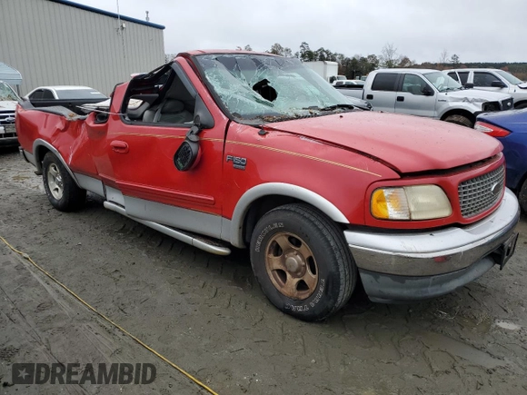 1999 Ford F-150 with VIN 1FTRX17W3XNA26575, listed as a Copart auction lot 81508484 with 138,704 mi miles and Salvage title. Bid and sale history available at DreamBid. Image 4.