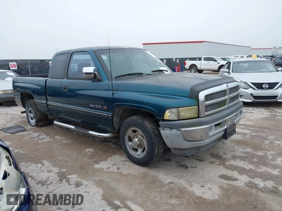 1997 Dodge 1500 with VIN 1B7HC13ZXVJ564122, listed as a IAAI auction lot 42159728 with 88,665 mi miles and . Bid and sale history available at DreamBid. Image 1.