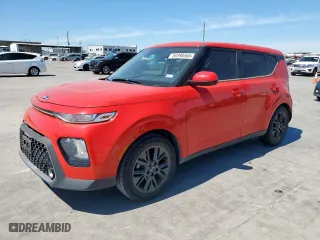 2021 Kia Soul EX with VIN KNDJ33AU2M7768705, listed as a Copart auction lot 50398565 with 35,676 mi miles and Salvage Title. Bid and sale history available at carsss.com. Image 1.