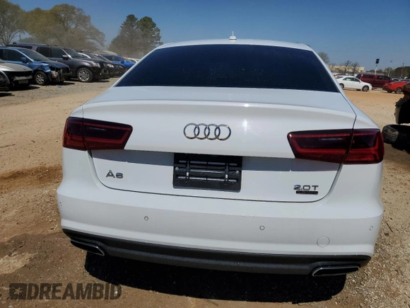 2018 Audi A6 Premium with VIN WAUF8AFC6JN112832, listed as a Copart auction lot 50930475 with 58,839 mi miles and Salvage Title. Bid and sale history available at carsss.com. Image 6.