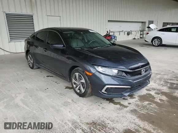 2019 Honda Civic Sedan LX with VIN 2HGFC2F65KH554398, listed as a Copart auction lot 48288965 with 29,180 mi miles and Salvage Title. Bid and sale history available at carsss.com. Image 10.