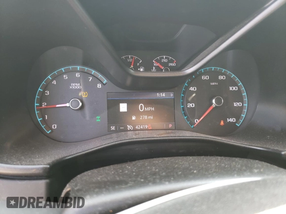 2019 GMC Canyon 4WD SLT with VIN 1GTG6DEN5K1175365, listed as a Copart auction lot 48862965 with 42,419 mi miles and Salvage Title. Bid and sale history available at carsss.com. Image 9.