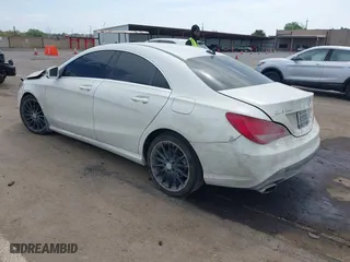 2014 Mercedes-Benz CLA-Class CLA 250 with VIN WDDSJ4GB0EN136231, listed as a IAAI auction lot 42046182 with 94,729 mi miles. Bid and sale history available at carsss.com. Image 3.