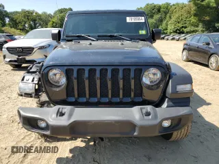 2022 Jeep Wrangler Unlimited Sport with VIN 1C4HJXDG5NW155504, listed as a Copart auction lot 70189964 with 44,101 mi miles and Salvage Title. Bid and sale history available at DreamBid. Image 5.