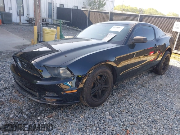 2013 Ford Mustang V6 with VIN 1ZVBP8AM7D5220360, listed as a IAAI auction lot 41994841 with 175,815 mi miles. Bid and sale history available at carsss.com. Image 18.