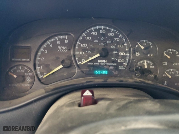 2001 Chevrolet Tahoe LS with VIN 1GNEK13T71J105844, listed as a Copart auction lot 50766545 with 159,488 mi miles and Salvage Title. Bid and sale history available at carsss.com. Image 9.