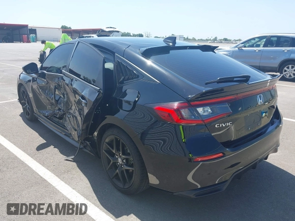 2023 Honda Civic Sport with VIN 19XFL2H84PE001354, listed as a IAAI auction lot 42053691 with 34,127 mi miles and . Bid and sale history available at DreamBid. Image 3.