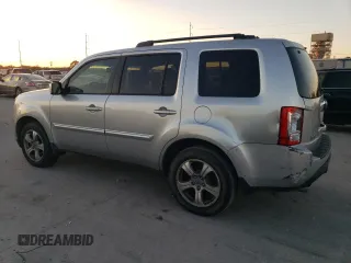 2013 Honda Pilot EX-L with VIN 5FNYF3H5XDB005619, listed as a Copart auction lot 86351994 with 117,864 mi miles and Salvage Title. Bid and sale history available at DreamBid. Image 2.