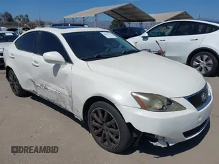 2006 Lexus IS 250 with VIN JTHCK262965005266, listed as a IAAI auction lot 42687510 with 144,829 mi miles and . Bid and sale history available at DreamBid. Image 1.