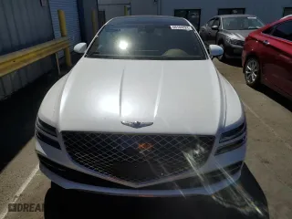 2023 Genesis G80 2.5T with VIN KMTGB4SC5PU142775, listed as a Copart auction lot 69104824 with 30,223 mi miles and Salvage Title. Bid and sale history available at carsss.com. Image 5.