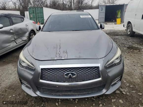 2017 Infiniti Q50 3.0t Premium with VIN JN1EV7AP8HM740429, listed as a Copart auction lot 43349565 with NaN miles and Salvage Title. Bid and sale history available at carsss.com. Image 5.