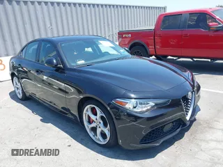 2019 Alfa Romeo Giulia Ti Sport with VIN ZARFAMBN3K7603824, listed as a IAAI auction lot 42614890 with 55,813 mi miles and . Bid and sale history available at DreamBid. Image 1.