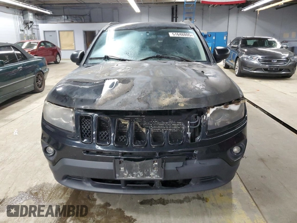 2012 Jeep Compass Latitude with VIN 1C4NJCEB2CD719794, listed as a Copart auction lot 51648805 with Not Provided miles and Salvage Title. Bid and sale history available at carsss.com. Image 5.
