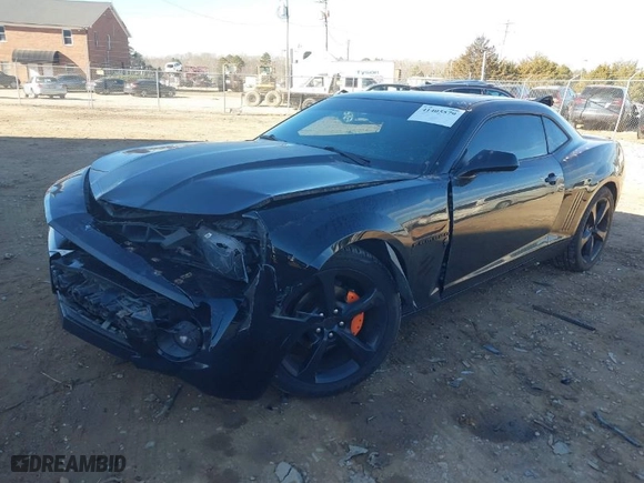 2013 Chevrolet Camaro LT with VIN 2G1FC1E30D9145795, listed as a IAAI auction lot 41405579 with 79018 miles. Bid and sale history available at carsss.com. Image 2.