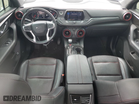 2019 Chevrolet Blazer RS with VIN 3GNKBERS4KS677169, listed as a Copart auction lot 52963595 with 112,059 mi miles and Salvage title. Bid and sale history available at DreamBid. Image 8.
