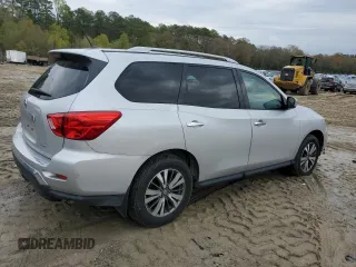 2017 Nissan Pathfinder SL with VIN 5N1DR2MM4HC641044, listed as a Copart auction lot 52765885 with 138,571 mi miles and Salvage Title. Bid and sale history available at carsss.com. Image 3.