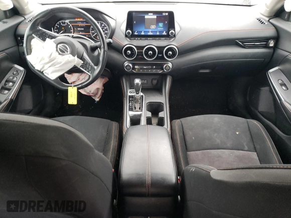 2022 Nissan Sentra SR with VIN 3N1AB8DV3NY285294, listed as a Copart auction lot 45751725 with 45,356 mi miles and Salvage Title. Bid and sale history available at carsss.com. Image 8.
