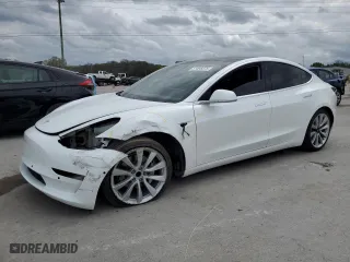 2018 Tesla Model 3 Long Range Battery with VIN 5YJ3E1EAXJF062370, listed as a Copart auction lot 51495075 with 73,608 mi miles and Salvage Title. Bid and sale history available at carsss.com. Image 1.