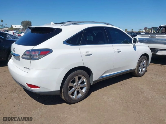 2010 Lexus RX 350 with VIN JTJZK1BA6A2405599, listed as a IAAI auction lot 41830695 with 192,080 mi miles. Bid and sale history available at carsss.com. Image 4.