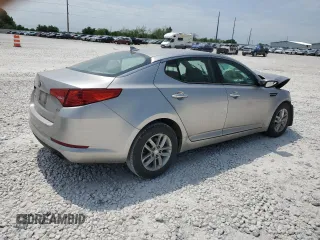 2013 Kia Optima LX with VIN KNAGM4A75D5375586, listed as a Copart auction lot 53297705 with Not Provided miles and Salvage Title. Bid and sale history available at carsss.com. Image 3.