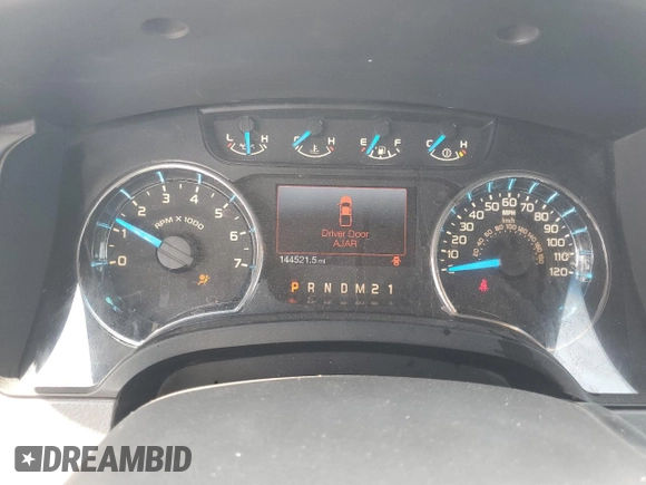 2014 Ford F-150 XL with VIN 1FTFW1CTXEKF32078, listed as a Copart auction lot 55669135 with 144,521 mi miles and Salvage title. Bid and sale history available at DreamBid. Image 9.