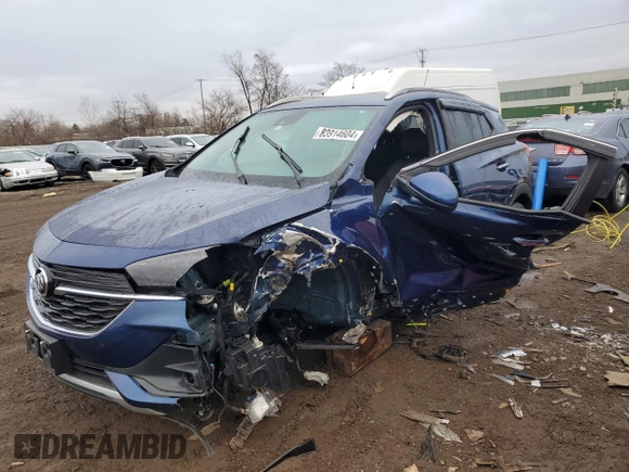 2023 Buick Encore GX Select с VIN KL4MMESL3PB126162, выставлен на аукционе Copart как лот 83914604 с пробегом 21 109 миль миль и Списание • Salvage title. История ставок и продаж доступна на DreamBid. Изображение 1.