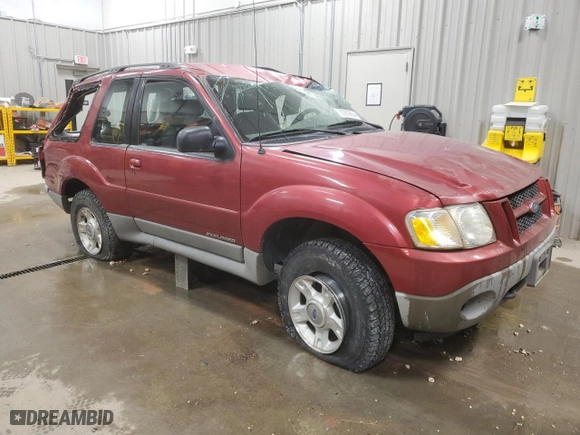 2001 Ford Explorer Sport with VIN 1FMYU70E91UC26555, listed as a Copart auction lot 83839804 with 140,891 mi miles and Clean Title. Bid and sale history available at carsss.com. Image 4.