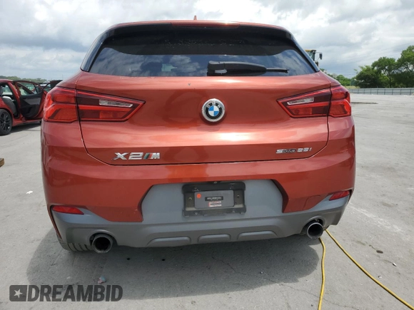 2018 BMW X2 sDrive28i with VIN WBXYJ3C37JEJ75554, listed as a Copart auction lot 58845425 with 90,110 mi miles and Salvage title. Bid and sale history available at DreamBid. Image 6.