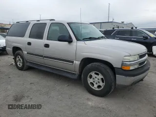 2005 Chevrolet Suburban LT with VIN 1GNFK16Z45J144627, listed as a Copart auction lot 47861005 with 157,770 mi miles and Salvage title. Bid and sale history available at DreamBid. Image 4.