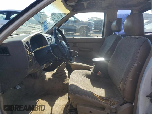 1997 Nissan Frontier XE with VIN 1N6SD16S5VC386896, listed as a Copart auction lot 57669835 with 343,173 mi miles and Salvage title. Bid and sale history available at DreamBid. Image 7.