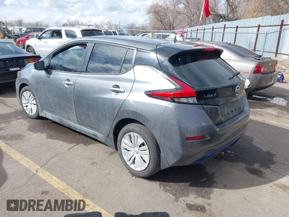 2022 Nissan LEAF S with VIN 1N4AZ1BV0NC559410, listed as a IAAI auction lot 41806174 with 32,289 mi miles and . Bid and sale history available at DreamBid. Image 3.
