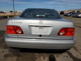 1997 Mercedes-Benz E-Class with VIN WDBJF72F7VA316668, listed as a Copart auction lot 75765424 with 54,106 mi miles and Salvage Title. Bid and sale history available at carsss.com. Image 6.