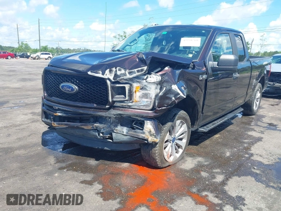 2018 Ford F-150 XL with VIN 1FTEX1EP4JFE00607, listed as a IAAI auction lot 42258768 with 89,273 mi miles and . Bid and sale history available at DreamBid. Image 2.
