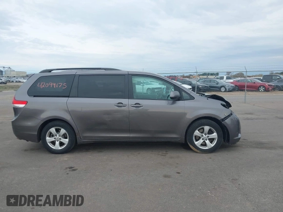 2011 Toyota Sienna LE AAS with VIN 5TDKK3DC3BS077857, listed as a IAAI auction lot 42099175 with 283,777 mi miles and . Bid and sale history available at DreamBid. Image 13.