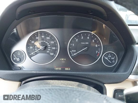 2014 BMW 3 Series 328i Gran Turismo xDrive with VIN WBA3X5C57ED558521, listed as a IAAI auction lot 42726557 with 138,155 mi miles and . Bid and sale history available at DreamBid. Image 7.