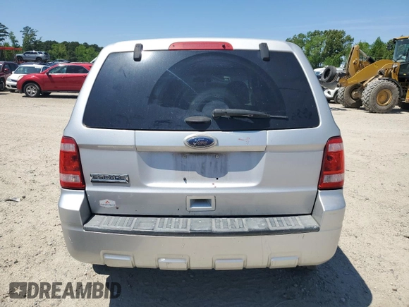 2011 Ford Escape XLS with VIN 1FMCU9C77BKC43743, listed as a Copart auction lot 54683435 with 186,928 mi miles and Clean title. Bid and sale history available at DreamBid. Image 6.