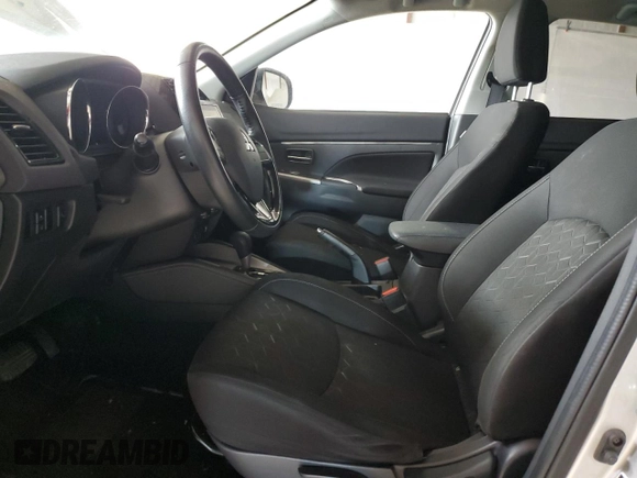 2021 Mitsubishi Outlander SE with VIN JA4APVAUXMU025835, listed as a Copart auction lot 50597345 with 86,866 mi miles and Salvage title. Bid and sale history available at DreamBid. Image 7.