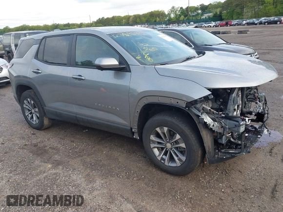 2025 Chevrolet Equinox AWD LT with VIN 3GNAXPEG1SL163963, listed as a IAAI auction lot 42329535 with 3,904 mi miles and . Bid and sale history available at DreamBid. Image 1.