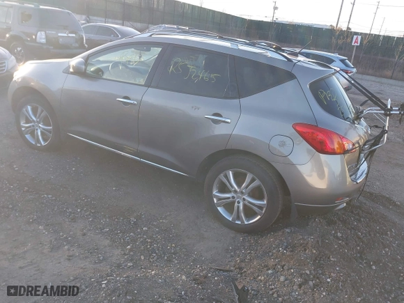 2009 Nissan Murano SL with VIN JN8AZ18W69W130369, listed as a IAAI auction lot 41766457 with 999,999 mi miles. Bid and sale history available at carsss.com. Image 3.